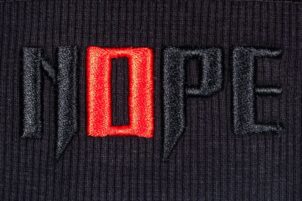 NOPE Half Hoodie Logo