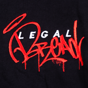 LEGAL BREAD Embroidered Long Sleeve T-Shirt Logo